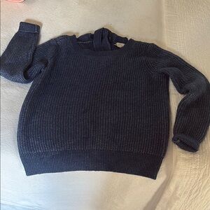Elegant Navy Women's Turtleneck Sweater